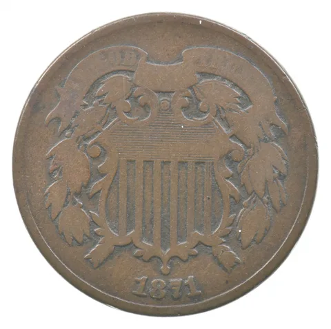 1871 Two Cent Piece *3739