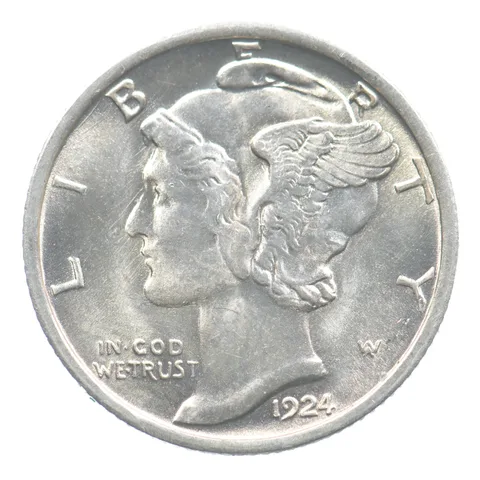 1924 Mercury Dime *0369