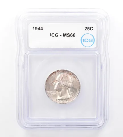 1944 Washington Quarter MS66 ICG Beautiful Tone *1647