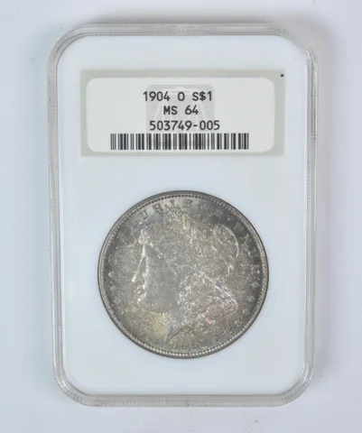 1904-O Morgan Silver Dollar MS64 NGC Beautiful Tone *5898