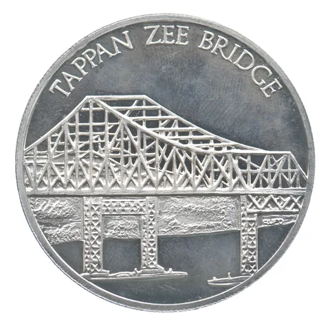 1981 New York Silver Collection Tappan Zee Bridge 3/4 Oz Silver *2422