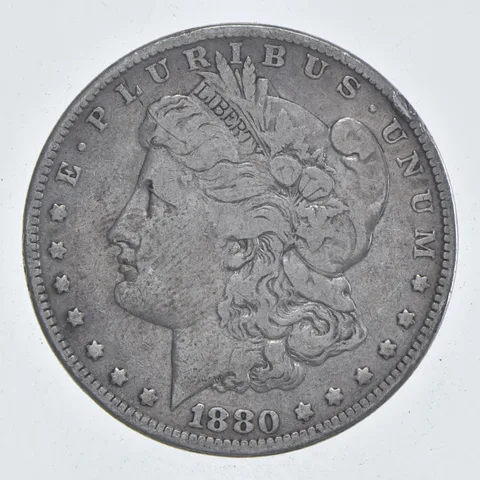 Early - 1880-O Morgan Silver Dollar - 90% US Coin *884