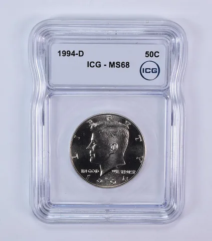 1994-D Kennedy Half Dollar MS68 ICG