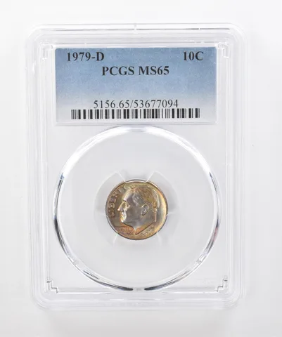 1979-D Roosevelt Dime MS65 PCGS Beautiful Tone a1303