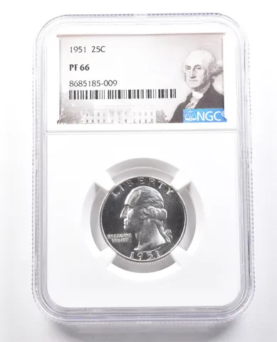 1951 Washington Quarter PF66 NGC Special Label