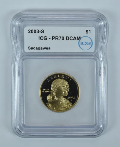 2003-S Sacagawea $1 PR70 DCAM ICG