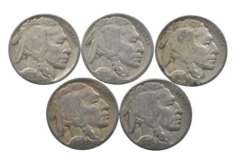 BETTER Lot 1929-S 1928-S 1929-D 1929-D 1929-S Buffalo Nickel Collection *175