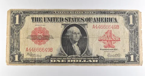 1923 $1 Legal Tender Large Note Red Seal *3584