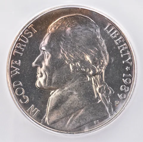 1989-P Jefferson Nickel MS66 FS ICG Beautiful Tone *0816