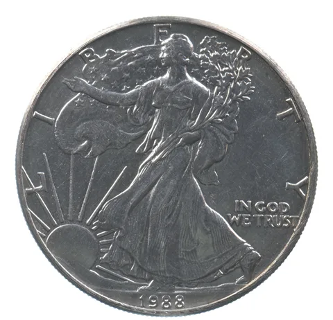 Better Date 1988 American Silver Eagle 1 Troy Oz .999 Fine Silver *662