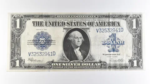 1923 $1 Silver Certificate Large Note Blue Seal FR#237 *0771