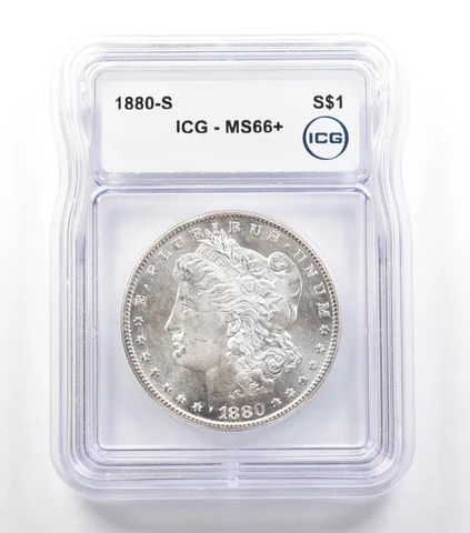 1880-S Morgan Silver Dollar MS66+ ICG *3405