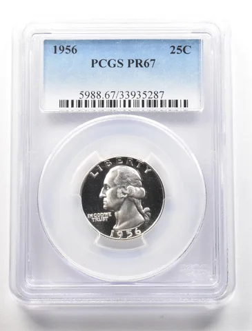 1956 Washington Quarter PR67 PCGS a6287