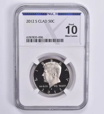 2012-S Kennedy Half Dollar CLAD Proof 10 UCAM NGC X NGCX