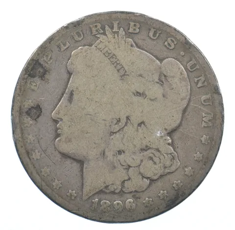 Early - 1896 Morgan Silver Dollar - 90% US Coin *802