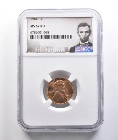 1944 Lincoln Wheat Cent MS67 RD NGC *6808