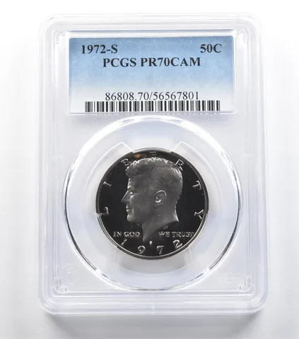 1972-S Kennedy Half Dollar PR70 CAM PCGS *5419