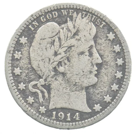 1914 Barber Quarter *4773