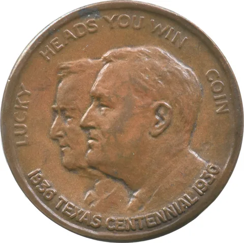 1936 Texas Centennial Lucky Coin *9526