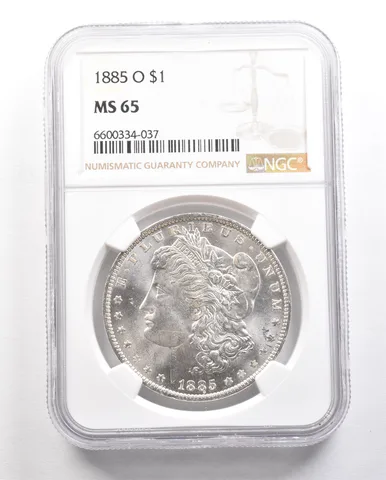 1885-O Morgan Silver Dollar MS65 NGC *5906