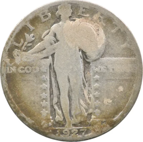 1927-S Standing Liberty Quarter a9300