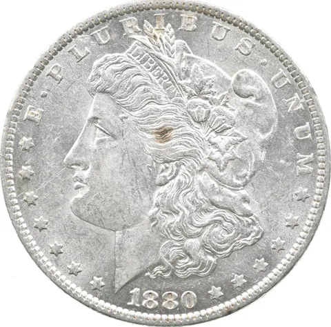 1880-O Morgan Silver Dollar a8101