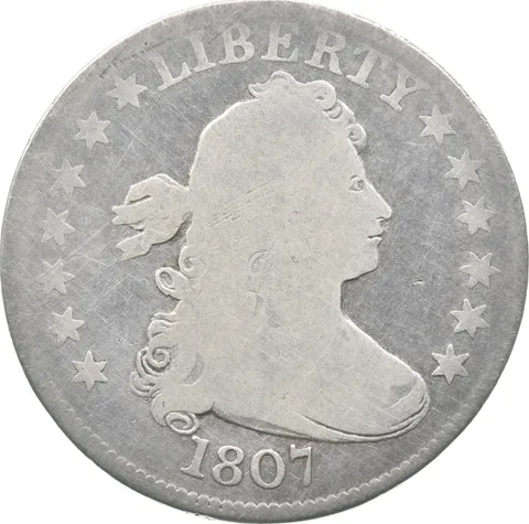 1807 Draped Bust Quarter a1248