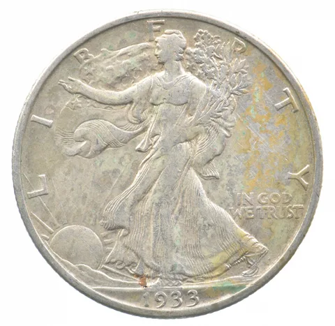 1933-S Walking Liberty Half Dollar *7547