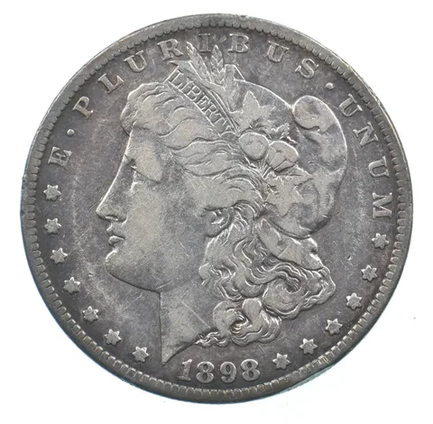 Early - 1898-S Morgan Silver Dollar - 90% US Coin *870