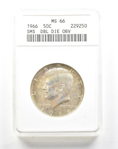 1966 Kennedy Half Dollar SMS DDO MS66 ANACS *2090