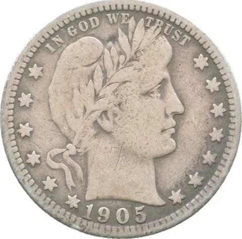 1905 Barber Quarter *8942