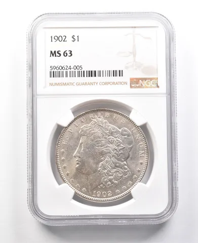 1902 Morgan Silver Dollar MS63 NGC *2991