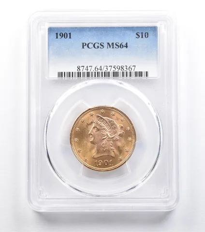 1901 $10 Liberty Head Gold Eagle MS64 PCGS *2229