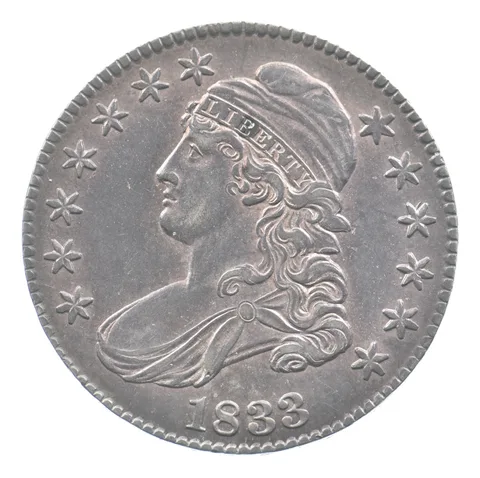 1833 Capped Bust Half Dollar O-112 R2 a5057