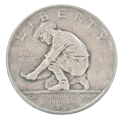 1925-S California Commemorative Half Dollar Beautiful Tone *0340