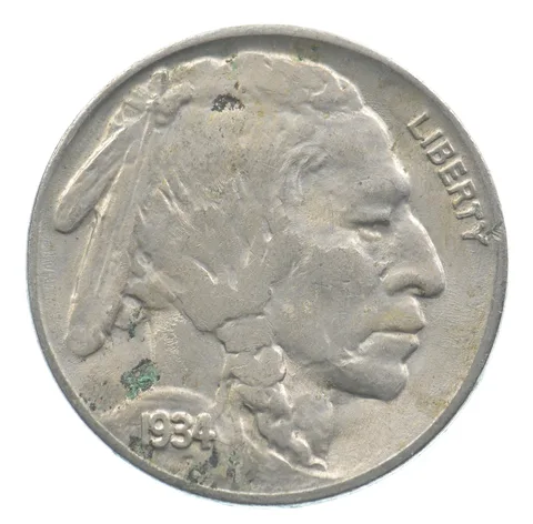 1934 Indian Head Buffalo Nickel *9094