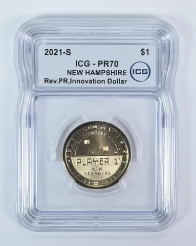 2021-S Innovation $1 Video Games NH Reverse PR70 ICG