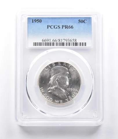1950 Franklin Half Dollar PR66 PCGS a2608