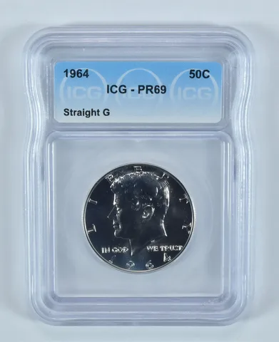 1964 Kennedy Half Dollar Straight G PR69 ICG