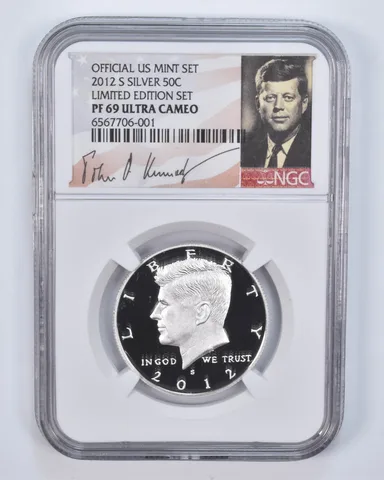 2012-S Kennedy Half Dollar Silver Limited Edition PF69 UCAM NGC