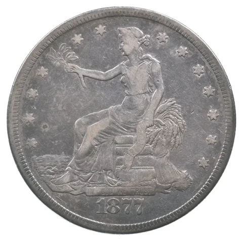 1877-S Seated Liberty Trade Dollar *8934