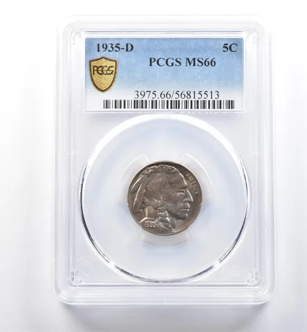 1935-D Indian Head Buffalo Nickel MS66 PCGS PQ *8200