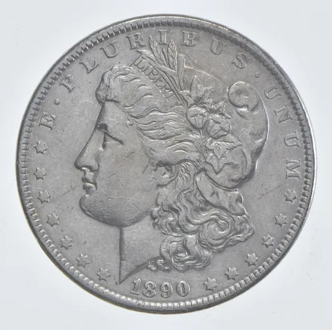 1890 Morgan Silver Dollar Estate Coin Collection *254