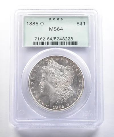 1885-O Morgan Silver Dollar MS64 PCGS OGH *4211