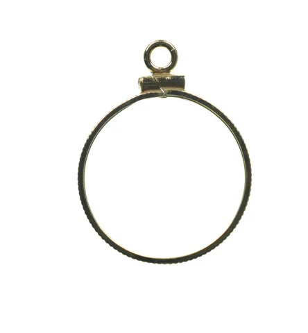 14K 19.94mm Gold Filled 1 Ducat Austria Coin Bezel Pendant Frame Edge *1330