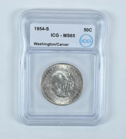 1954-S Washington Carver Commemorative Half Dollar MS65 ICG