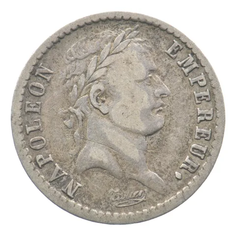 1812 A France Demi Franc Napoleon Emperor *6458