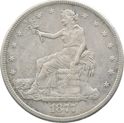 1877-S Seated Liberty Trade Dollar a8712