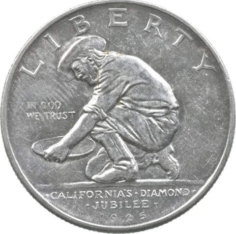 1925 California Commemorative Half Dollar *7330