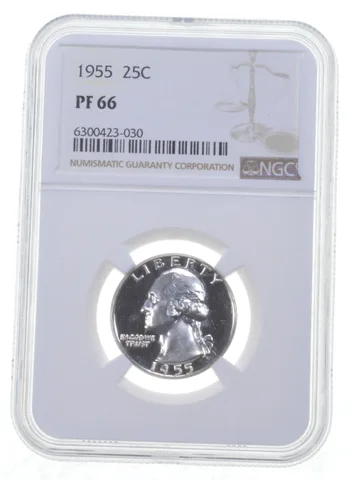1955 Washington Quarter PF66 NGC